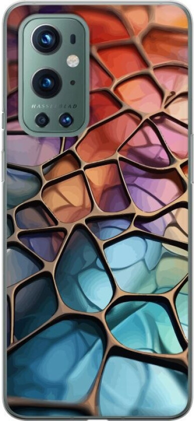 Mobildeksel til OnePlus 9 Pro med Metalliskt mønster motiv