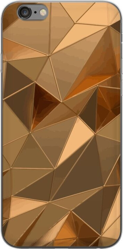 Mobildeksel til Apple iPhone 6 Plus med 3D Gull motiv