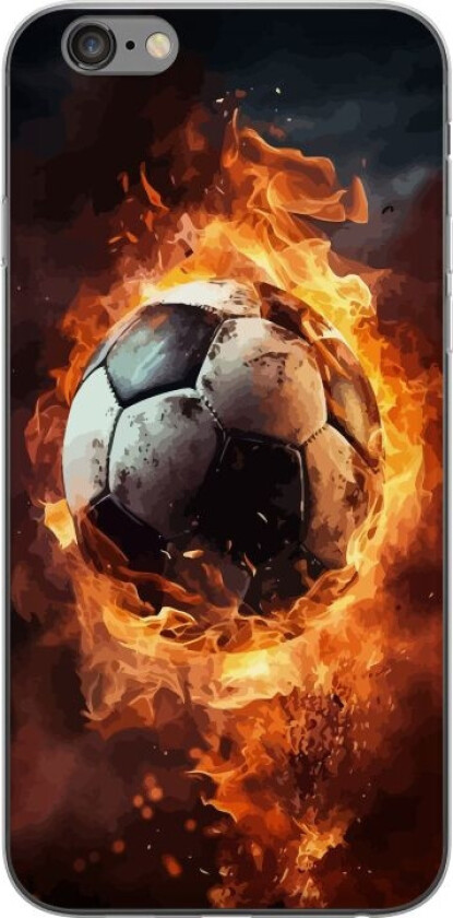 Mobildeksel til Apple iPhone 6 Plus med Fotball motiv