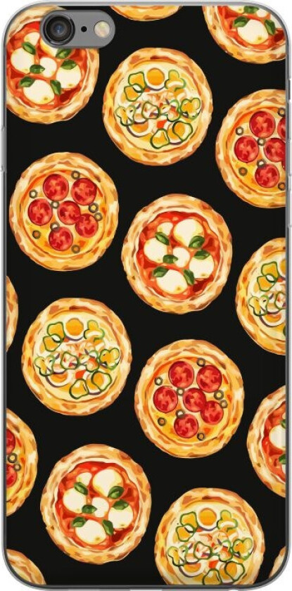 Mobildeksel til Apple iPhone 6 Plus med Pizza motiv