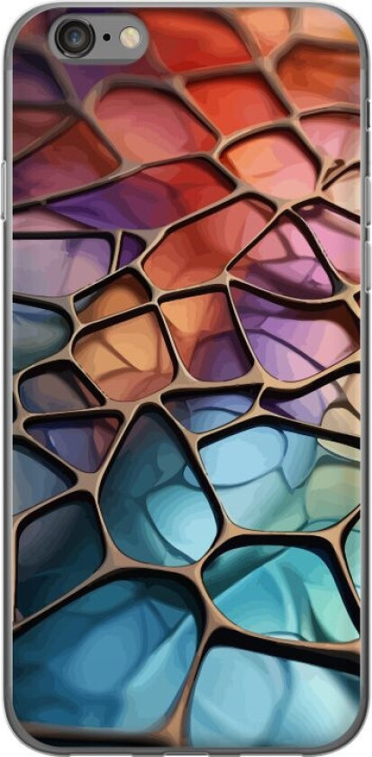 Mobildeksel til Apple iPhone 6 med Metalliskt mønster motiv