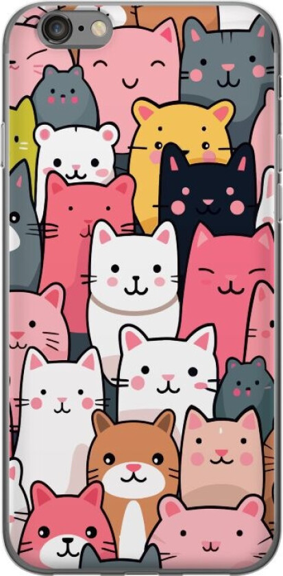 Mobildeksel til Apple iPhone 6 med Kattmønster motiv