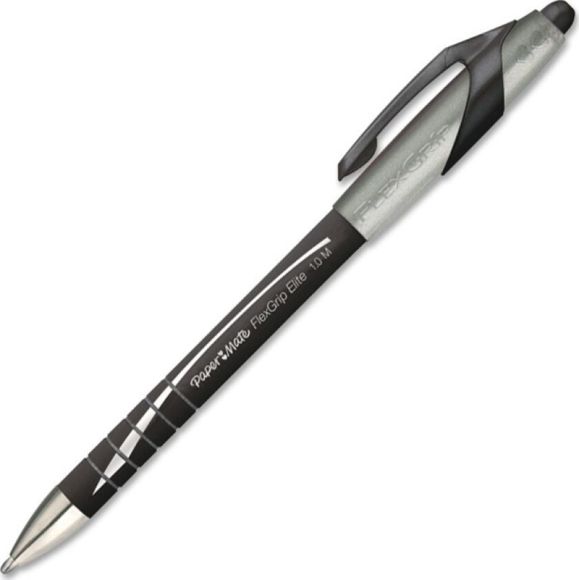 PaperMate Flexgrip Elite, kulepenn, blått blekk, 1,4mm, 12-p, sv
