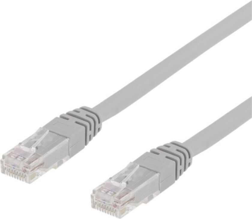 UTP Cat6 patchkabel, LSZH, 15m, grå