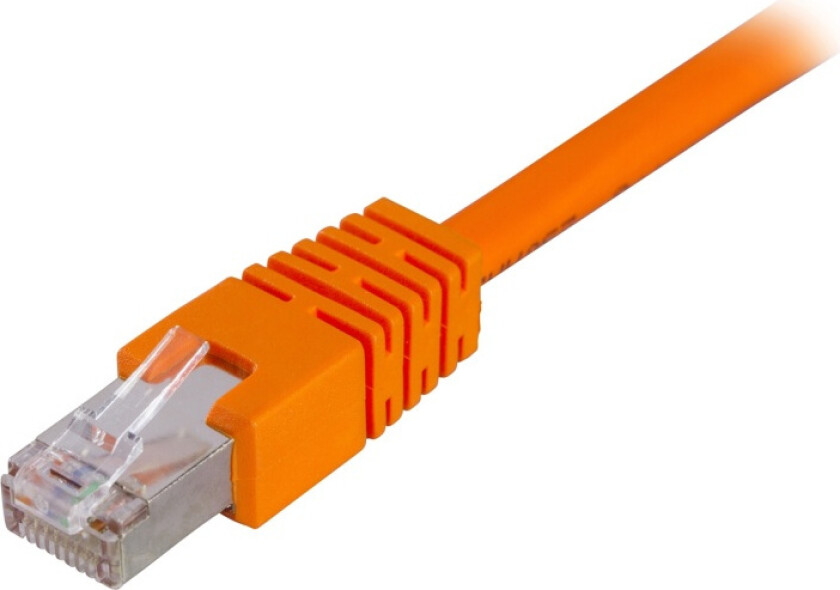 F/UTP Cat6 patchkabel 1m, oransje