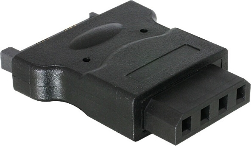 strømadapter 15-pin SATA output til 4-pin Molex input