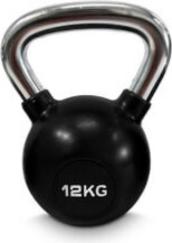 Kettlebell gummi/krom, 12 kg, JTC Power