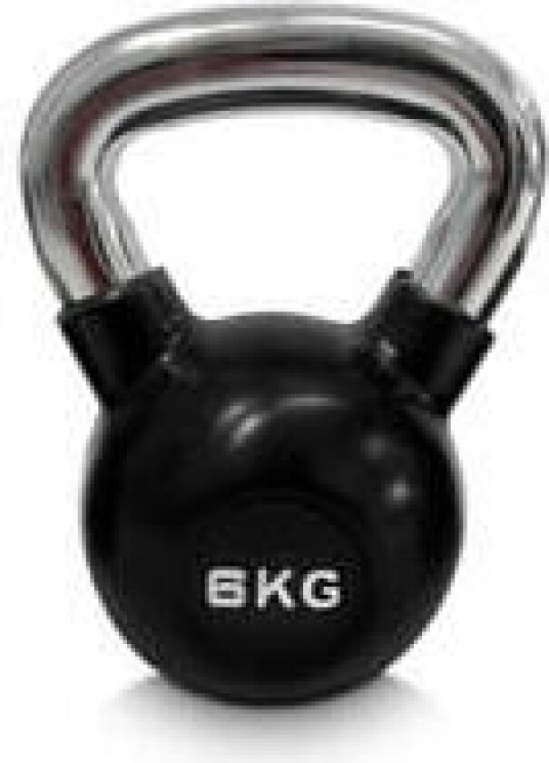 Kettlebell gummi/krom, 6 kg, JTC Power