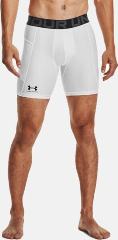 Ua Hg Armour Shorts, White, M, Løpeklær