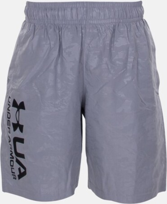 Ua Woven Emboss Shorts, Mod Gray, S, Løpeklær
