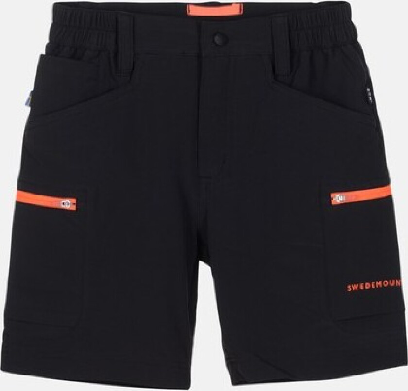 Glittertind Shorts Jr, Black/Orange, 120, Turshorts