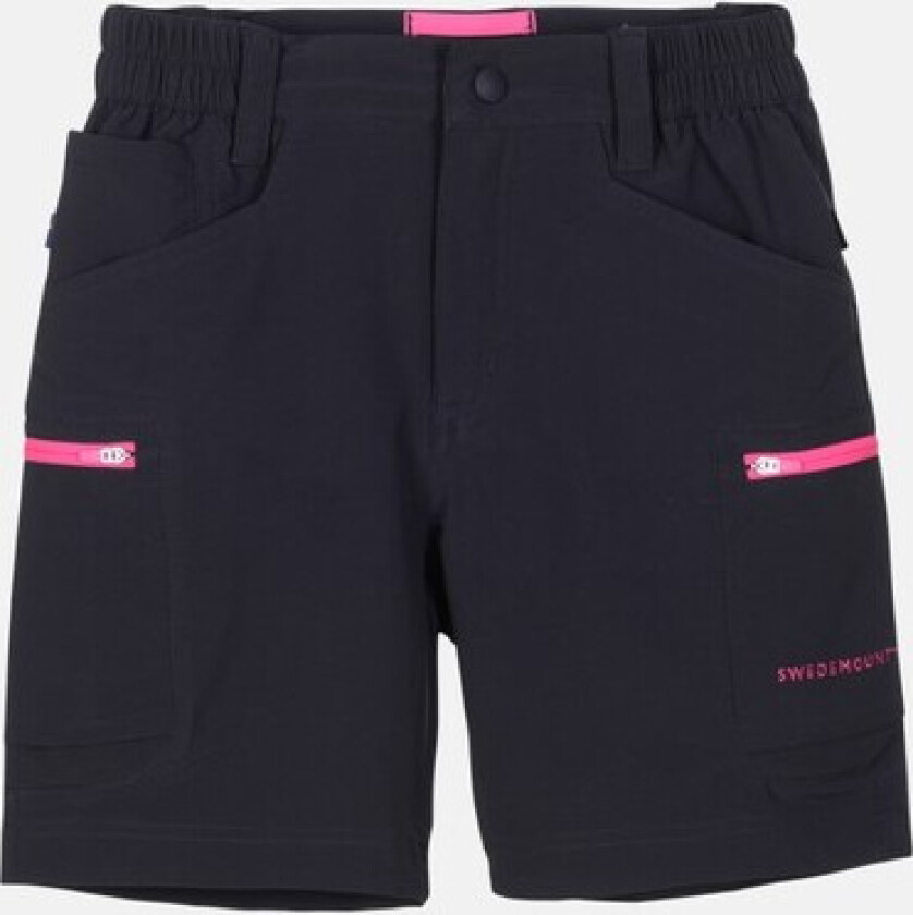 Glittertind Shorts Jr, Charcoal/Fuchsia, 110, Turshorts