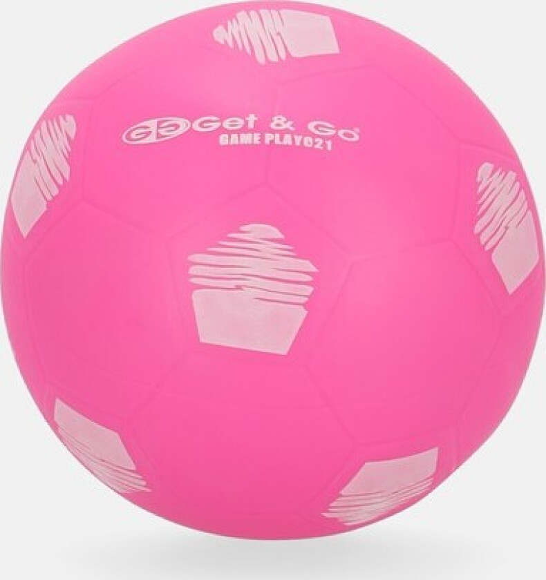Football Pvc, Fluorescent Pink/White/Anthrac, 21cm, Fotball