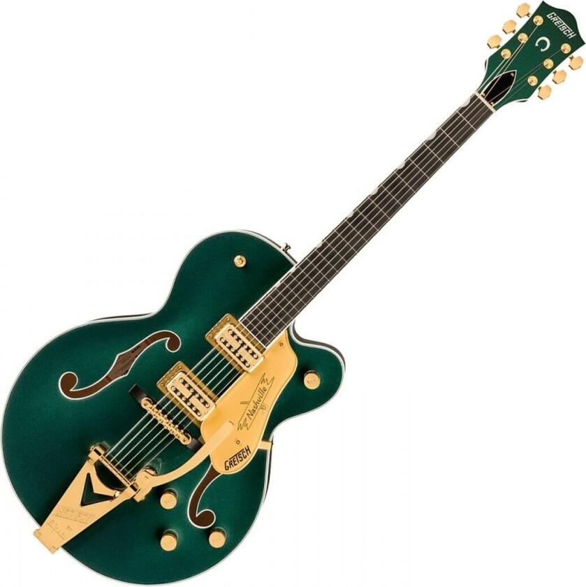 Nashville Hollow Body with String-Thru Bigsby Ebony Fingerboard Cadillac Green