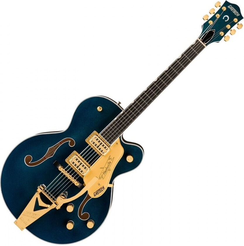 Nashville Hollow Body with String-Thru Bigsby Ebony Fingerboard Midnight Sapphire
