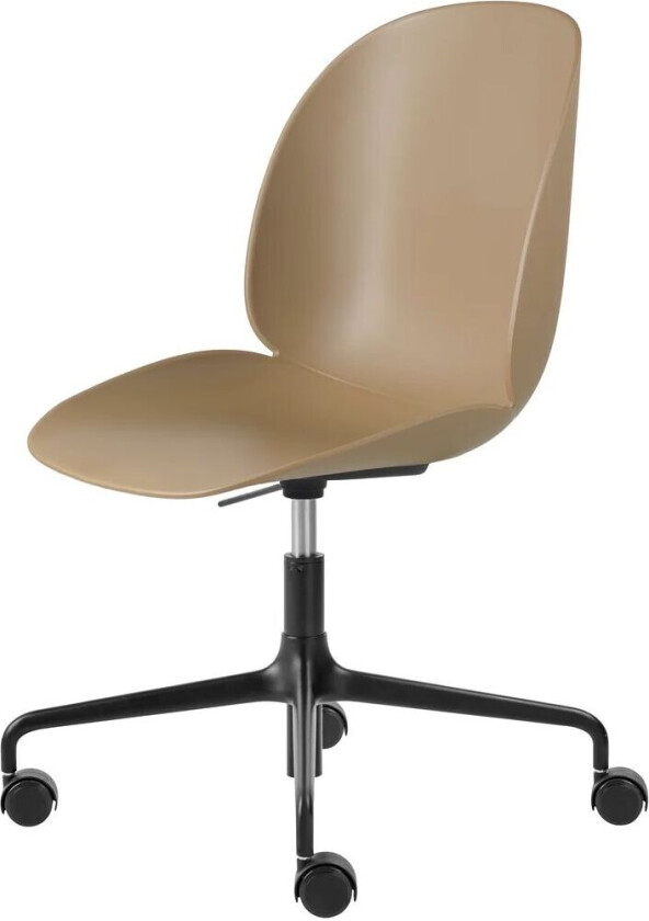 GUBI Beetle Meeting Chair kontorstol Pebble brown-black