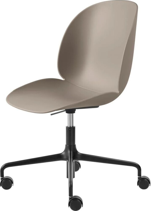 GUBI Beetle Meeting Chair kontorstol New beige-black