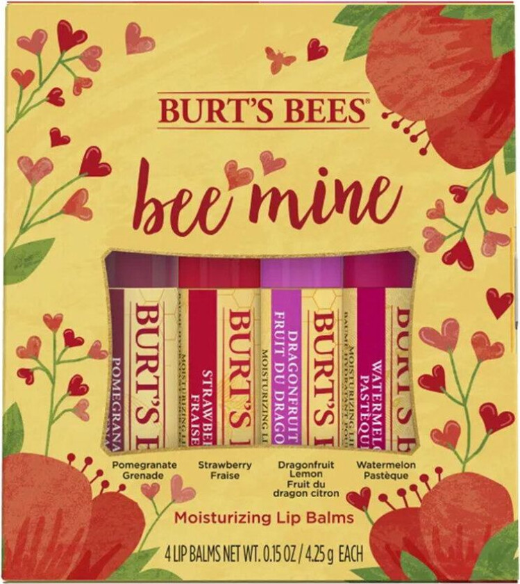 Bee Mine Lip Balm 4pcs