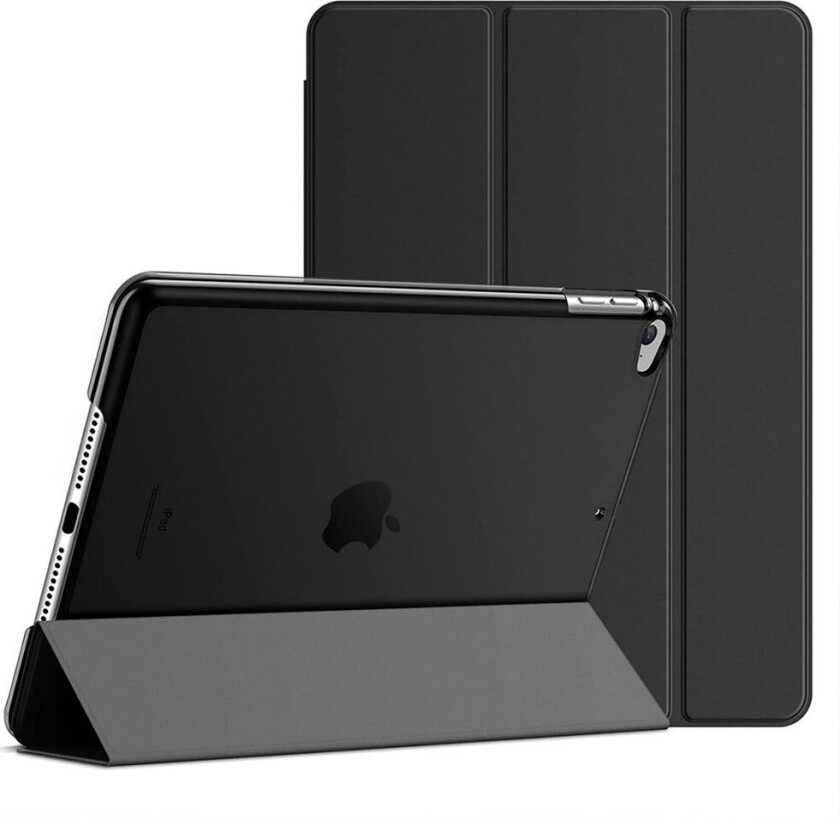 Trifold Deksel med stativ til iPad Mini 4 / Mini 5 - Svart