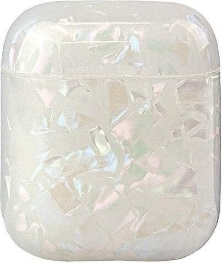 Beskyttelsesdeksel til AirPods - Hvit Krystall