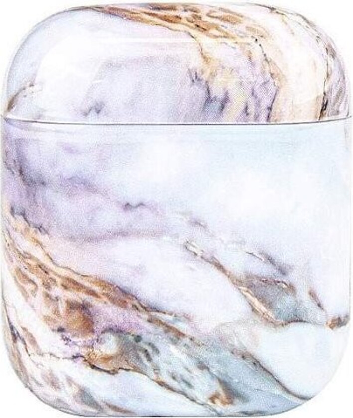 Beskyttelsesdeksel til AirPods - Hvit Marmor