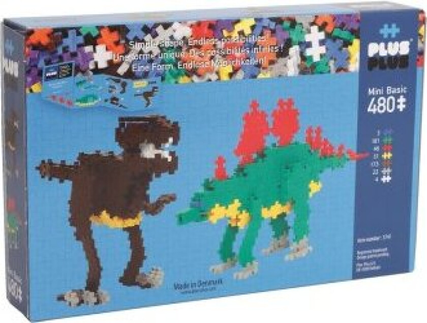 Plus Plus Dinosaur - 480 stykker