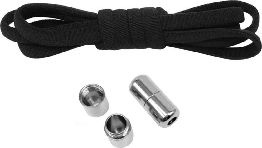 Slipsfrie, elastiske skolisser - Svart