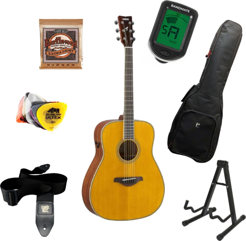 Yamaha FG-TA TransAcoustic startpakke