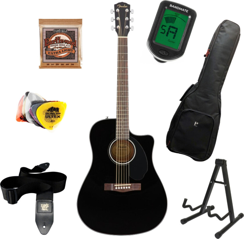 Fender CD-60SCE startpakke
