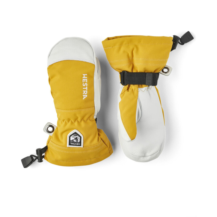 Army Leather Heli Ski Senap 6