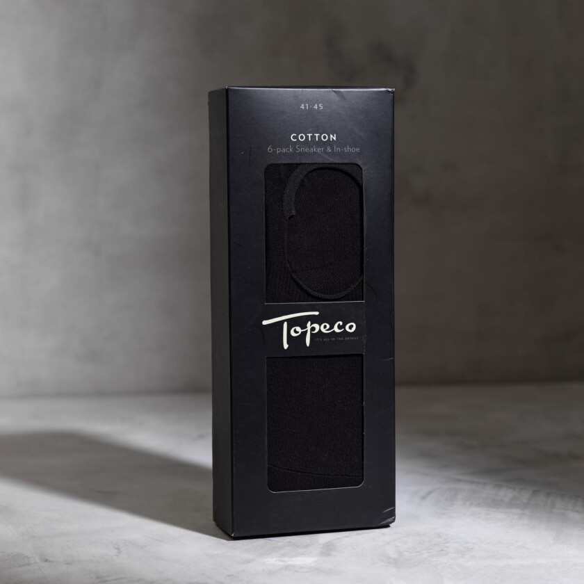 Cotton Sneaker & In-shoe 6-pack Size 41-45