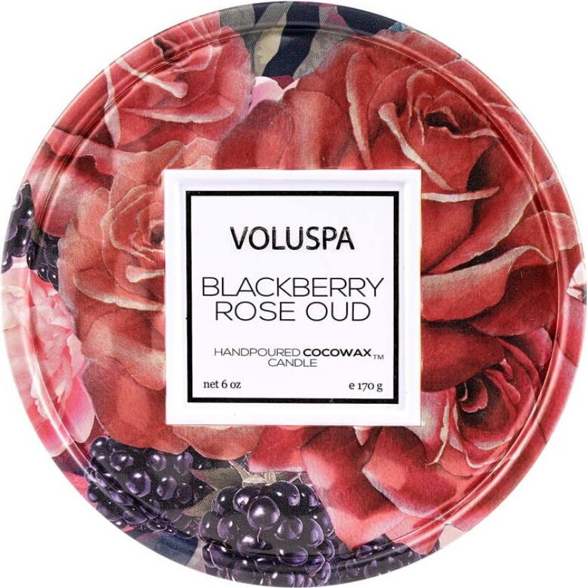 Blackberry Rose Oud Embossed Mini Tin 170g