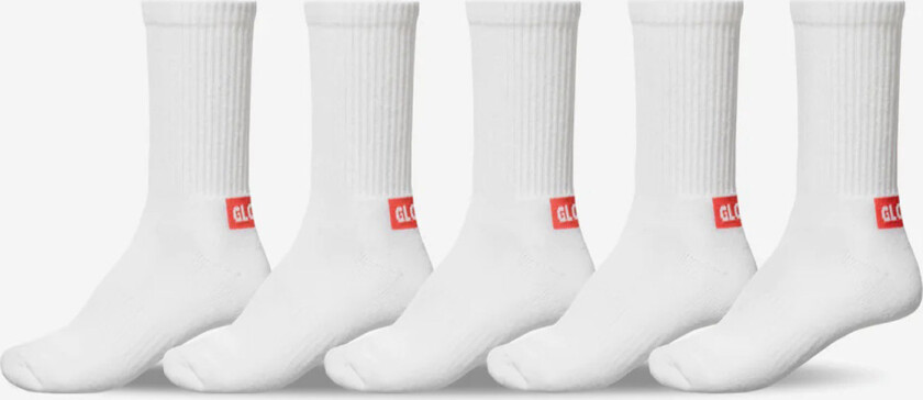 Minibar Crew Sock 5 Pack White