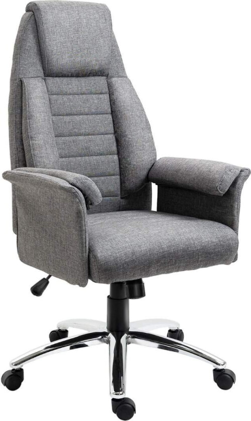 Swivel Chair Executive Chair Kontorstol Skrivebordsstol Høydejusterbart Stoff + Metall 68 X 69 X 116-126 Cm