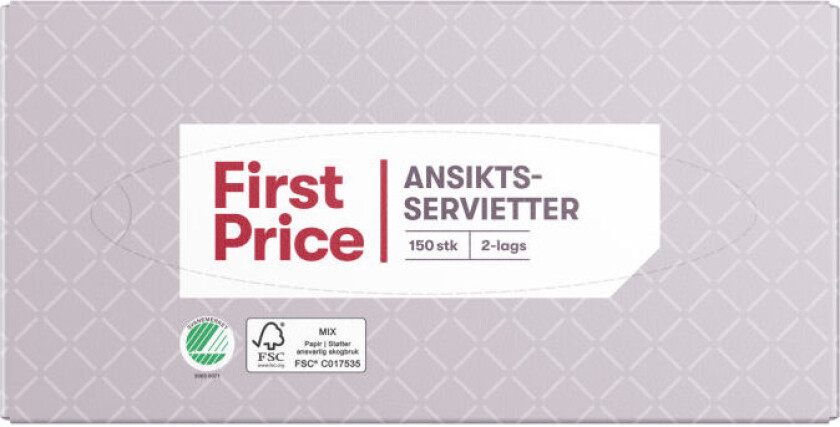 Ansiktsservietter 150stk