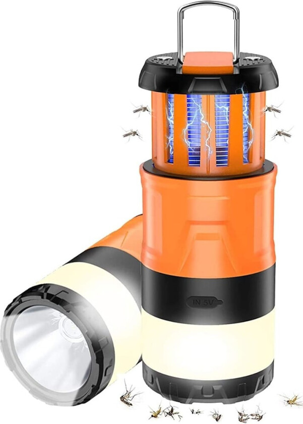 Oppladbar lykt med myggfelle