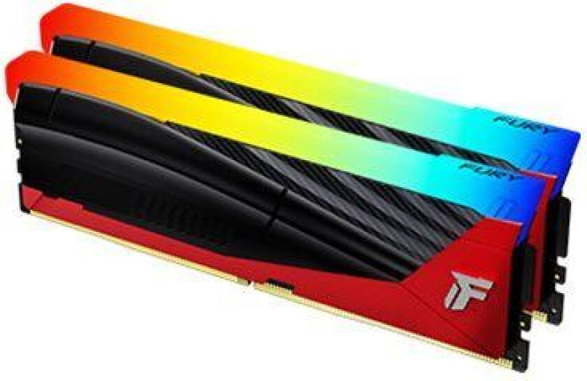 Technology FURY Renegade RGB Limited Edition, 48 GB, 2 x 24 GB, DDR5, 288-pin DIMM, Svart, Röd