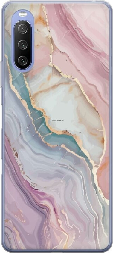 Mobildeksel til Sony Xperia 10 III Lite med Marmor motiv