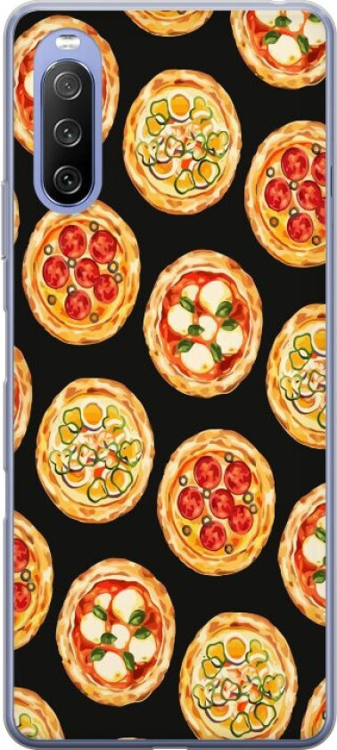 Mobildeksel til Sony Xperia 10 III Lite med Pizza motiv