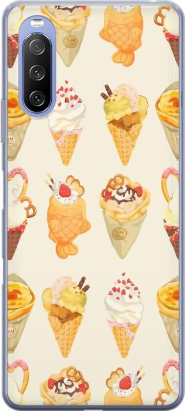 Mobildeksel til Sony Xperia 10 III Lite med Glassig motiv