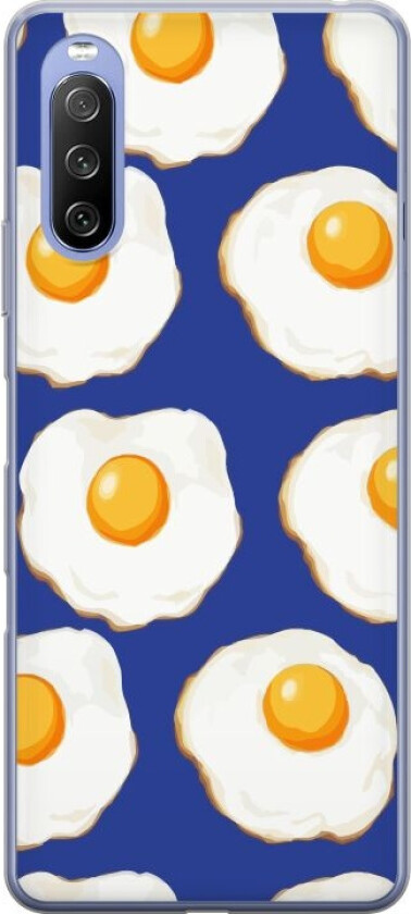 Mobildeksel til Sony Xperia 10 III Lite med Stekte egg motiv