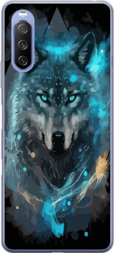 Mobildeksel til Sony Xperia 10 III Lite med Ulve motiv