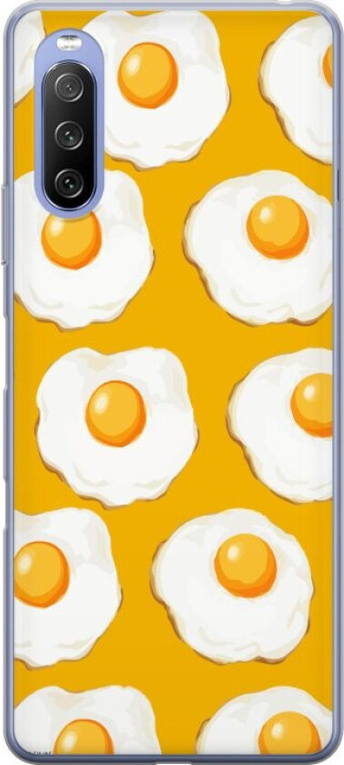 Mobildeksel til Sony Xperia 10 III Lite med Stekt egg motiv