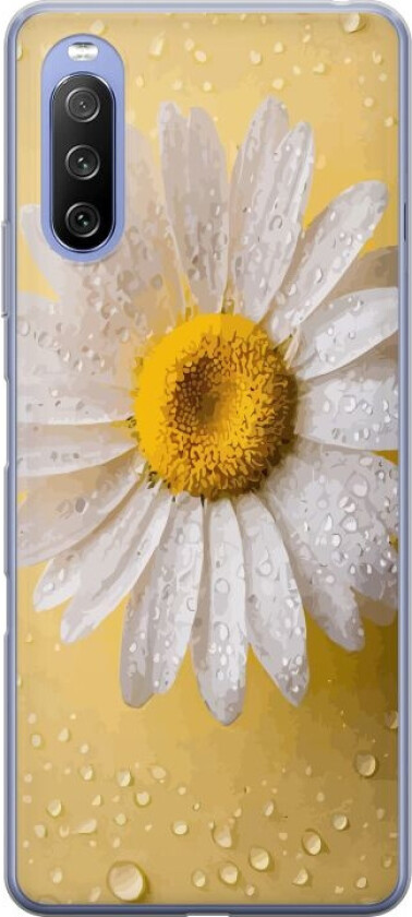 Mobildeksel til Sony Xperia 10 III Lite med Porselensblomst motiv