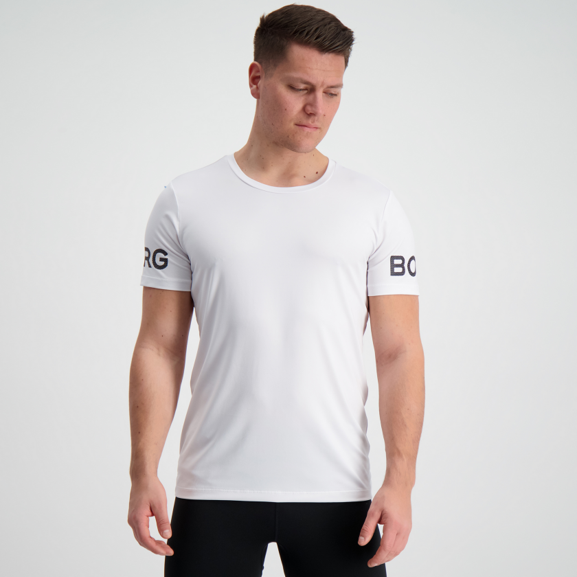 Bilde av Borg Tee, t-skjorte, herre Brilliant White