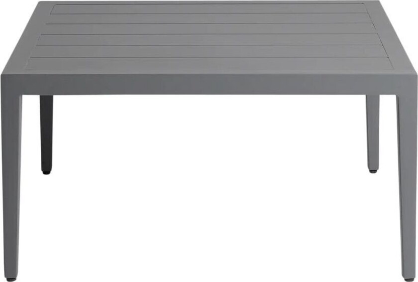 Santander salongbord 78 x 78 x 40 cm Grå aluminium