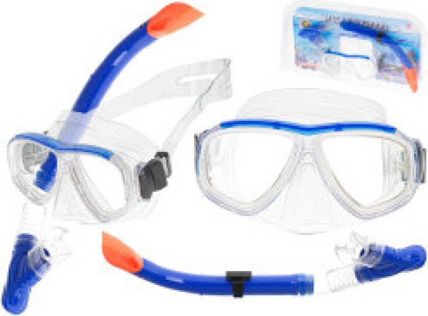 Dykkermaske svømming snorkling + snorkelsett