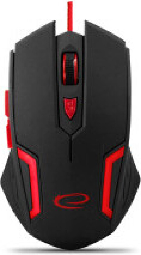 kablet mus for spillere 6D Opt. Usb Mx205 Fighter Rød