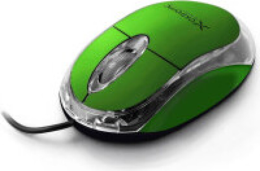 Ekstrem kablet optisk 3D USB-mus Camille Green