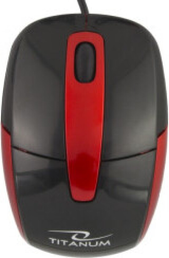 Barracuda 3D kablet optisk mus usb svart